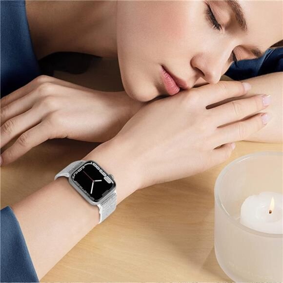 3 Pack Shiny Bands Compatible with Apple Watch Band for Women 38mm 40mm 41mm - Picture 6 of 7